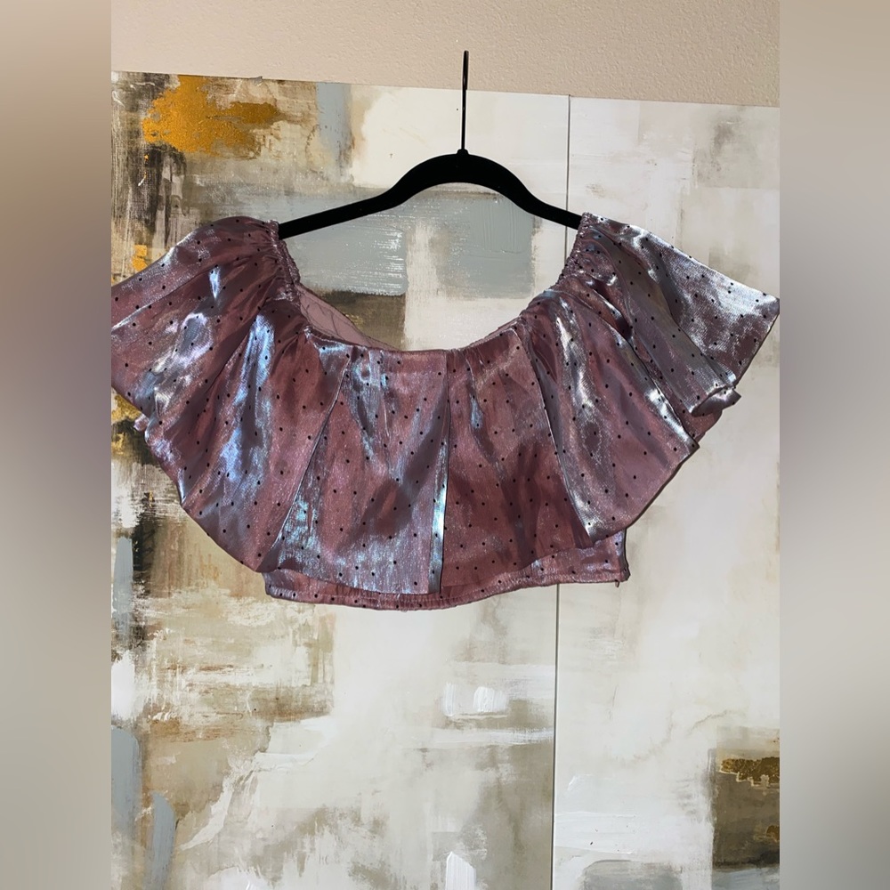 Off shoulder top, size medium.